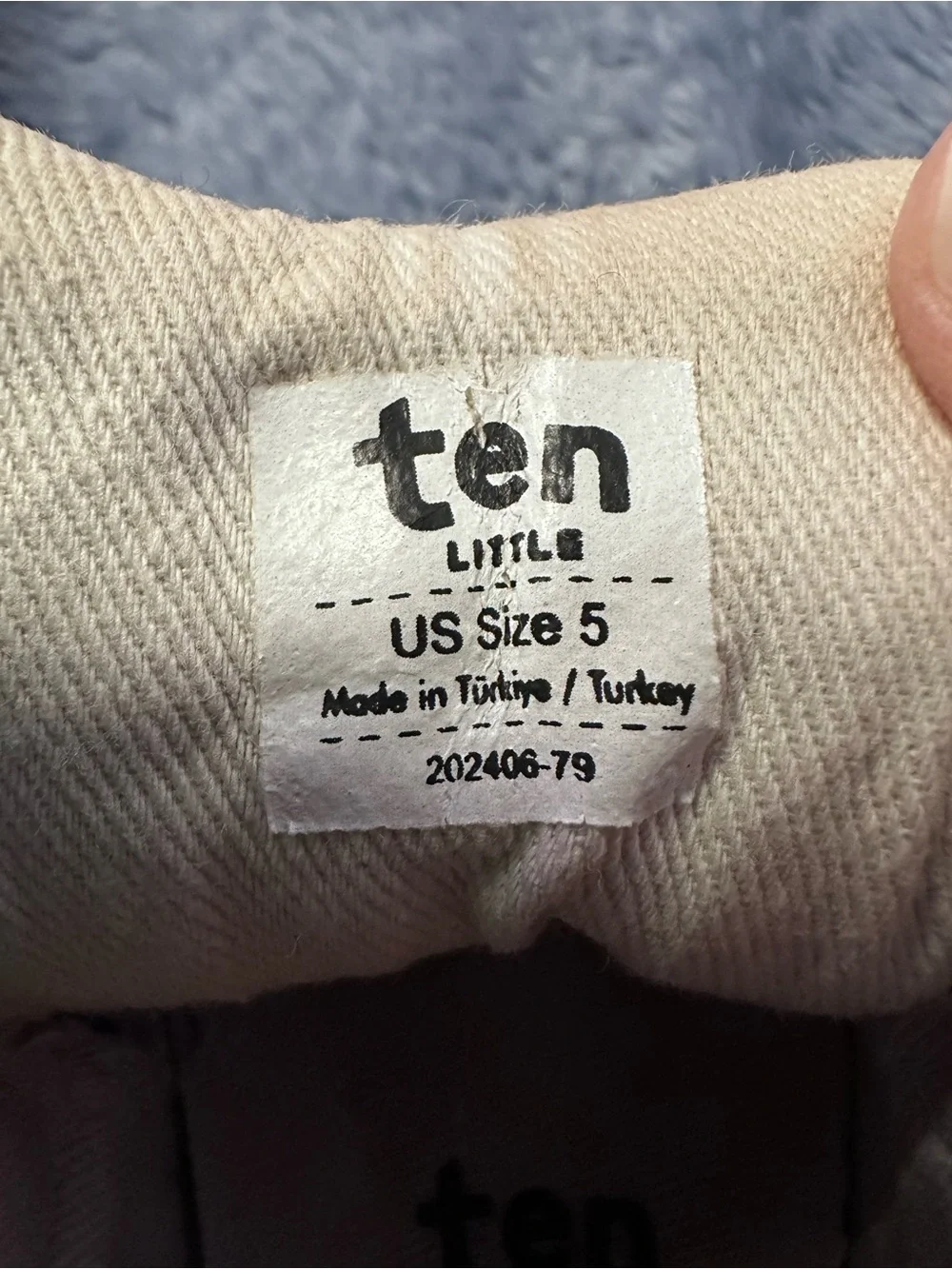 👟 Ten Little First Walker Sneakers | Navy | Toddler Size 5